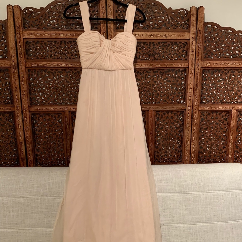 Amsale Silk Chiffon Dress | Bridesmaid